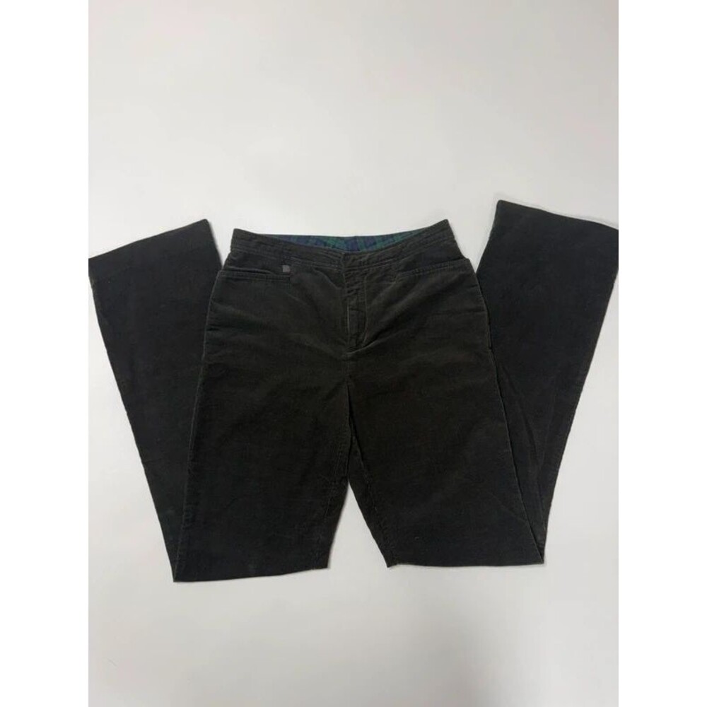 Ralph Lauren RALPH Vintage Corduroy Pants Sz 4 Plaid Trim